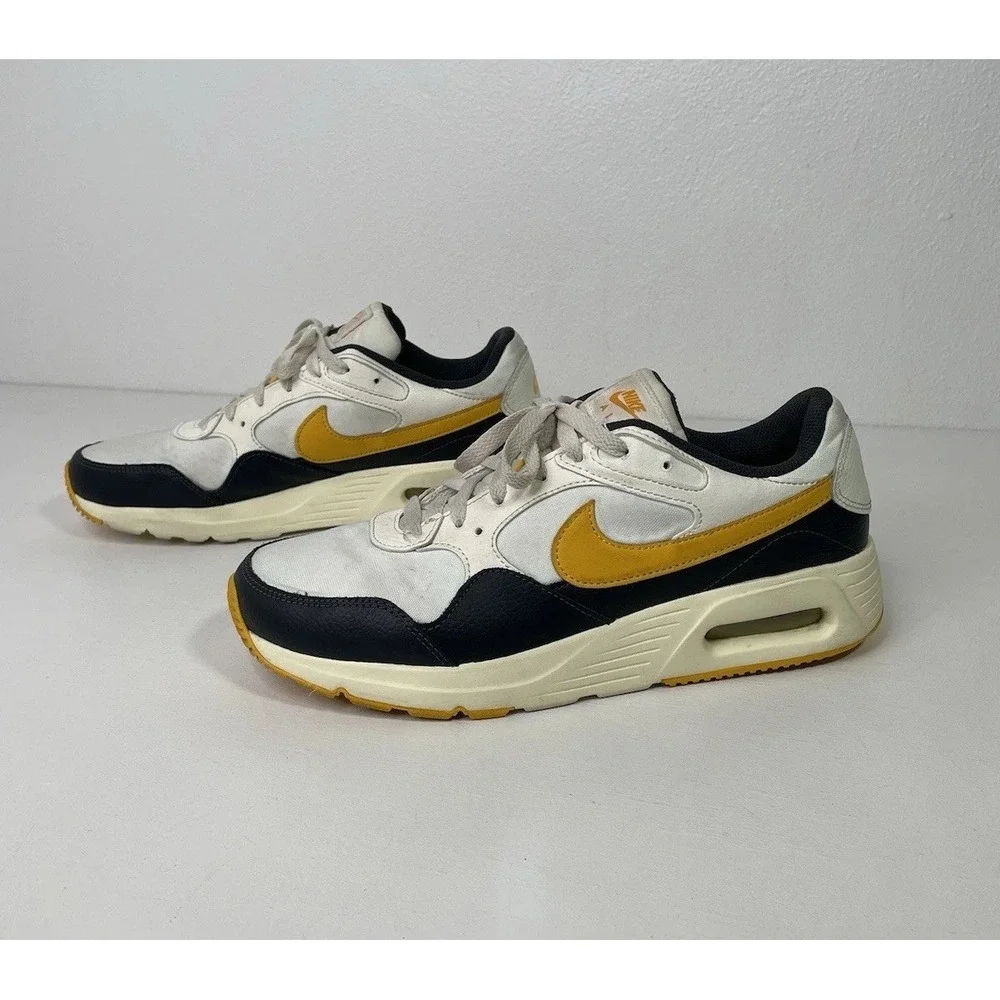 Nike Air Max Sail University Sneakers Men's Size 9.5 FQ0205-133 Gold & Blue